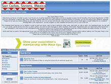Tablet Screenshot of forum.sancarlosmexico.com